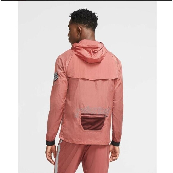 Mens Nike Windrunner Windbreaker Running Tech Jacket Black CU5738-652 Large L - Picture 2 of 16